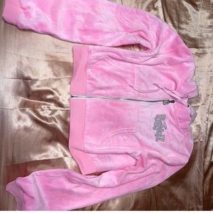 cropped BRATZ dollskill zip up hoodie